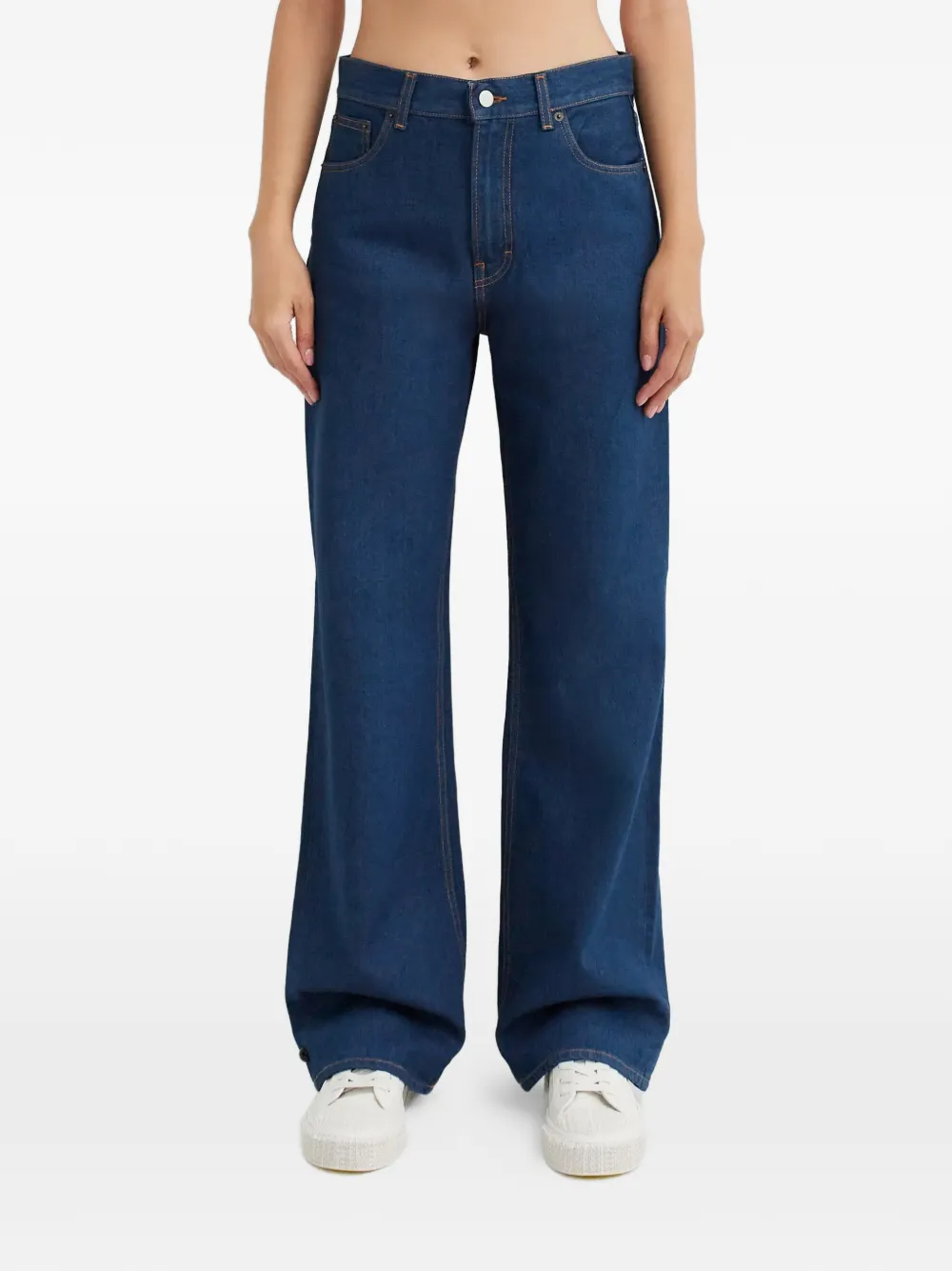 Haikure Korea wide-leg jeans - Blu