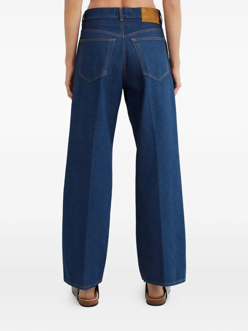 Haikure Bonnie jeans met vijf zakken Blauw