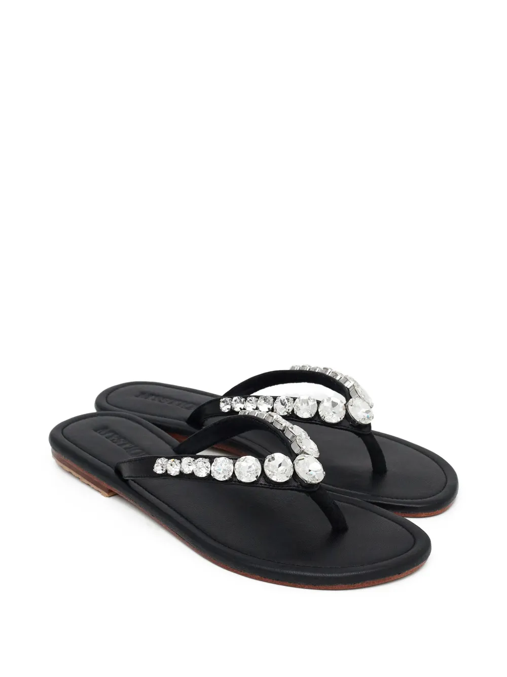  Mystique Crystal-embellished Sandals - Black 