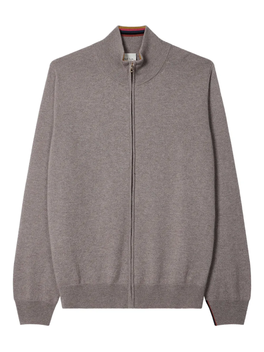 Paul Smith zip funnel neck cardigan - Toni neutri