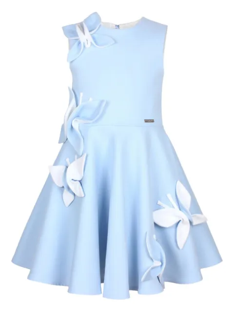 JESSIE AND JAMES KIDS butterfly appliqué dress