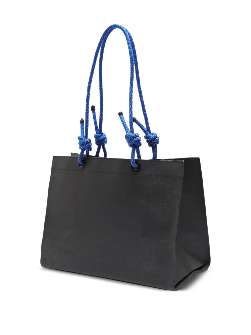 Brigitte rope-handle tote bag - Zwart