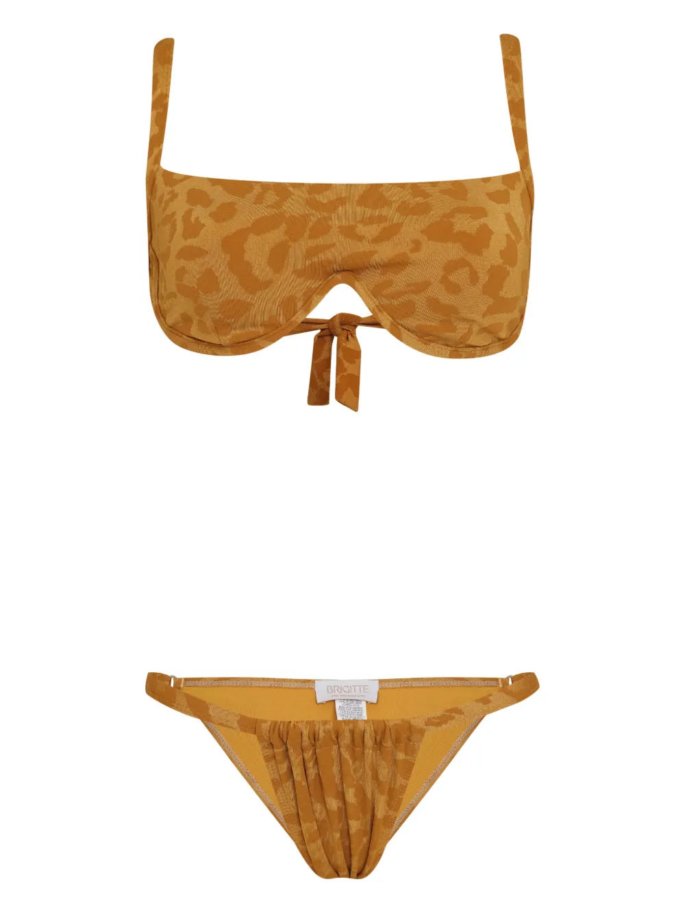 Brigitte Bia tie-fastening bikini - Oro