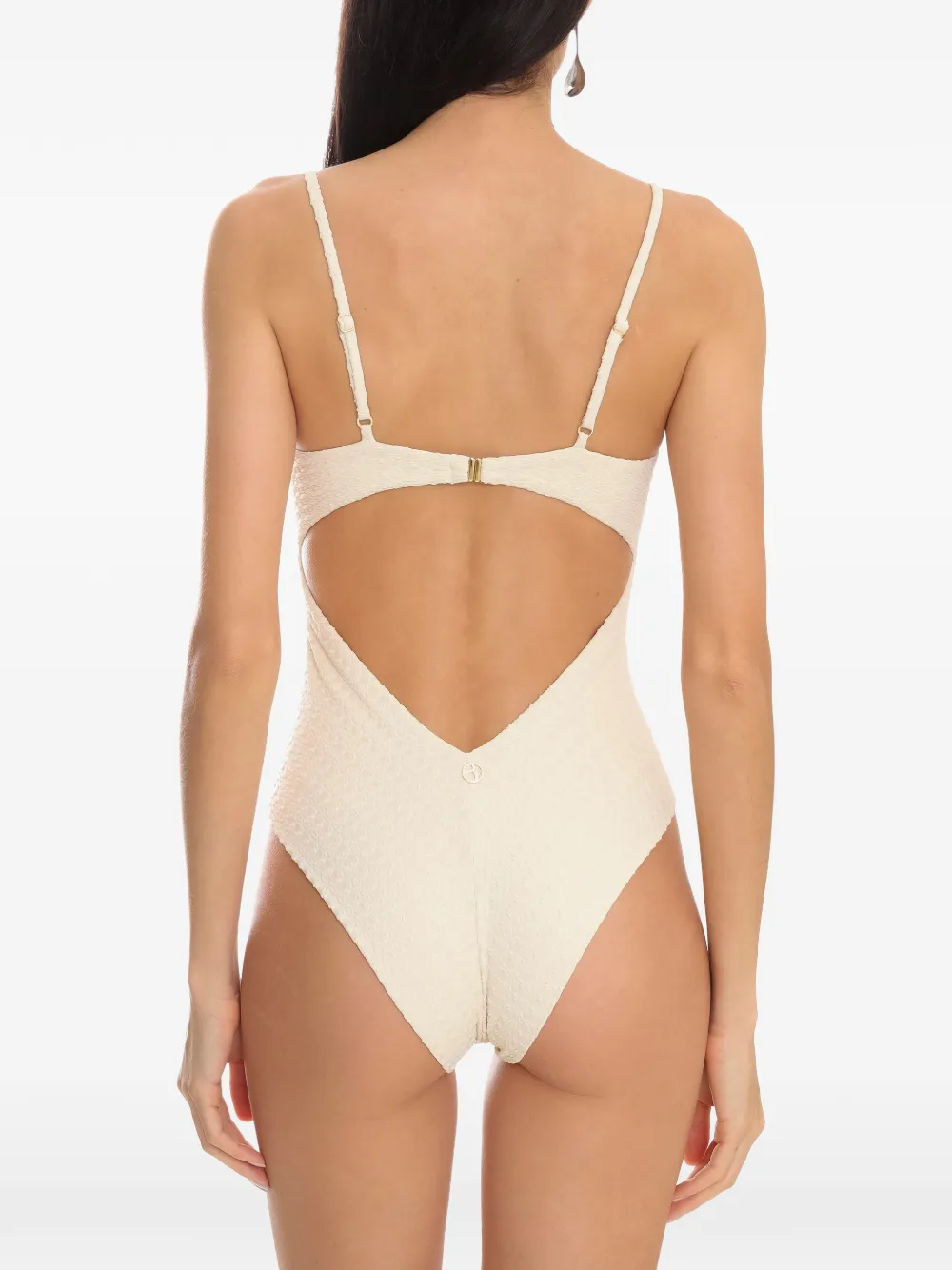  Brigitte Beaded-strap Swimsuit - Neutrals 