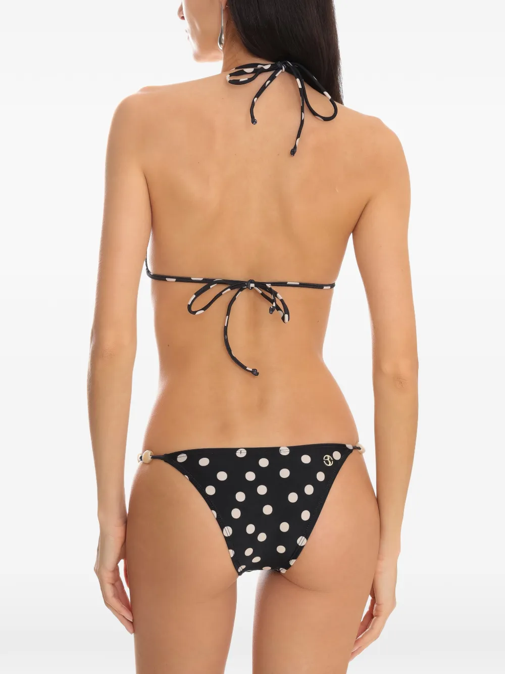  Brigitte Beaded-strap Bikini - Black 
