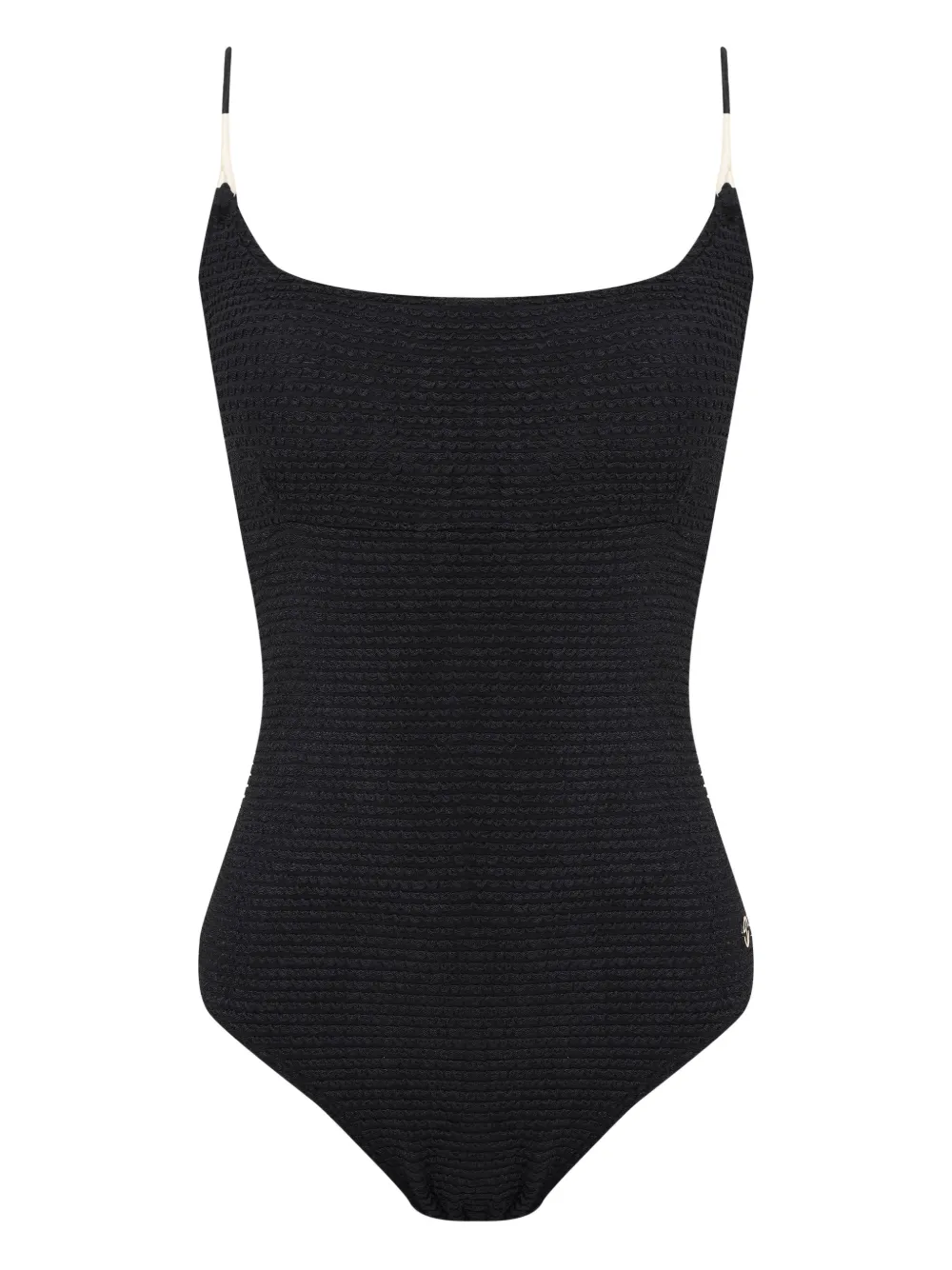 Brigitte Emilly textured swimsuit - Nero