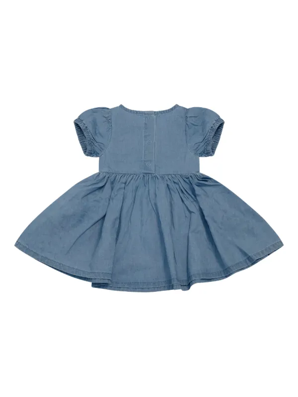 Stella McCartney Kids エンブロイダリー ワンピース | ブルー 