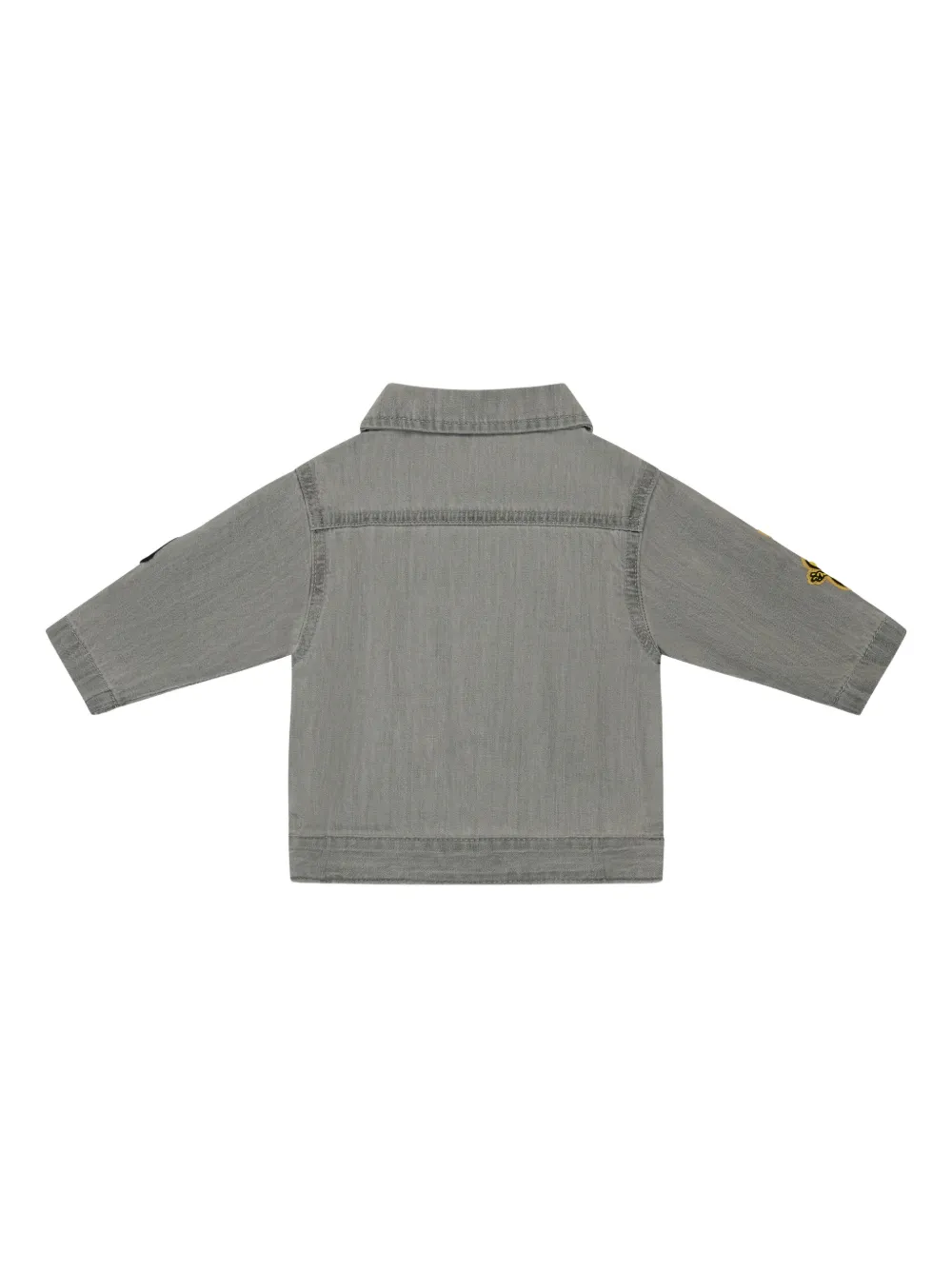 Stella McCartney Kids Shirt met muziek-applicatie Grijs