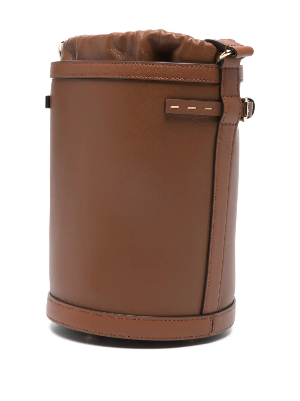 Antibes logo-plaque bucket bag