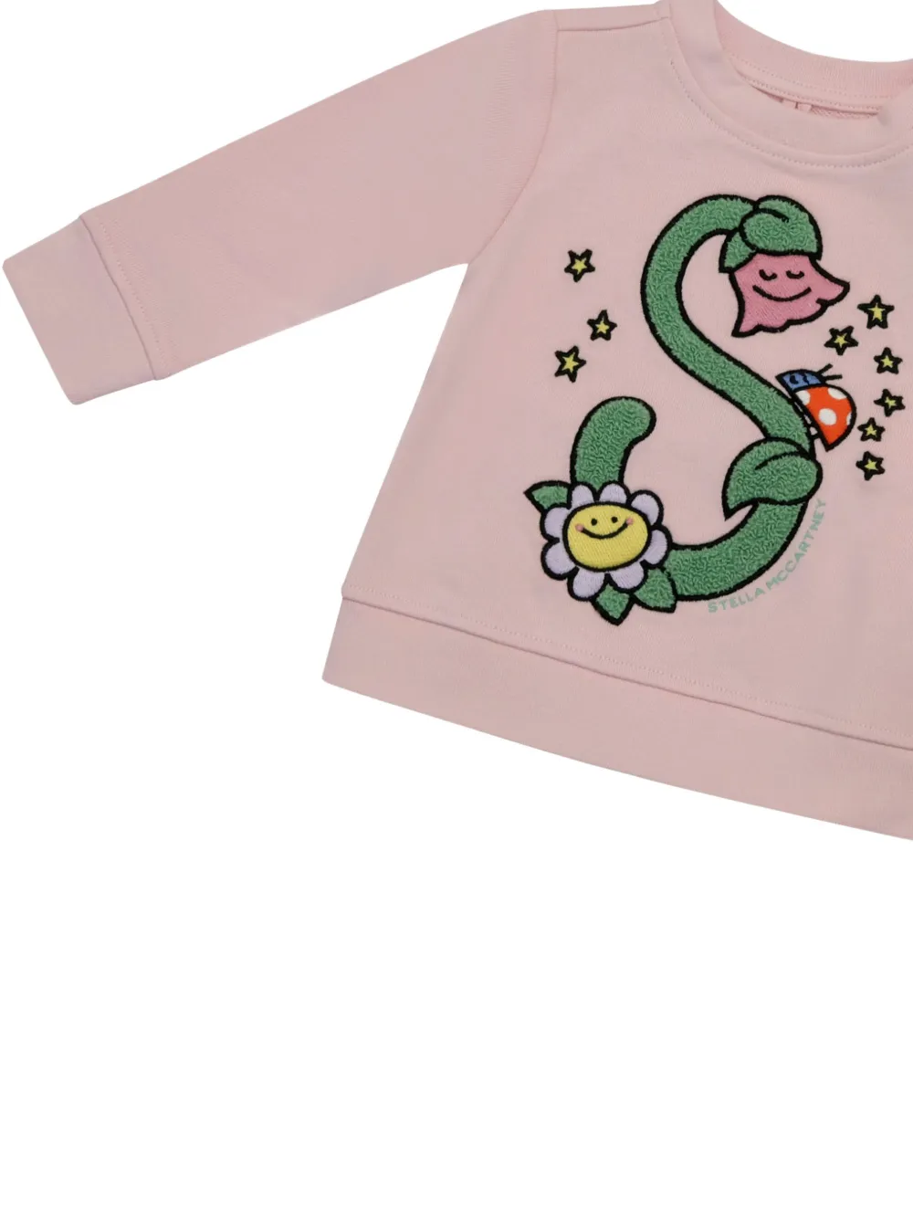 Stella McCartney Kids Trui met grafische bloemenprint Roze
