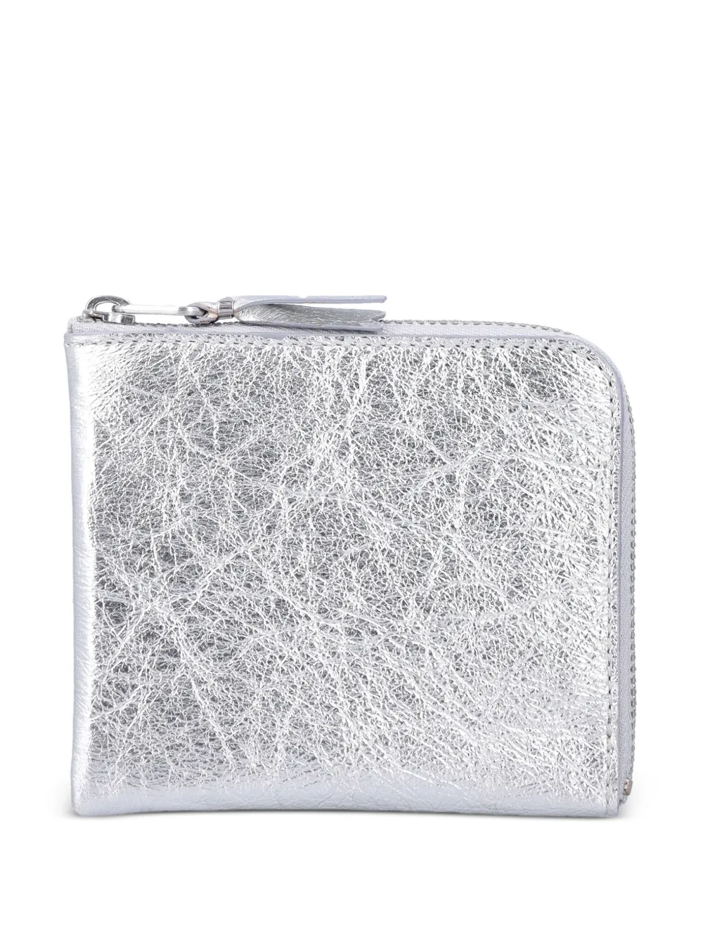 Comme Des Garçons Wallet zip small wallet | Silver | Image 1
