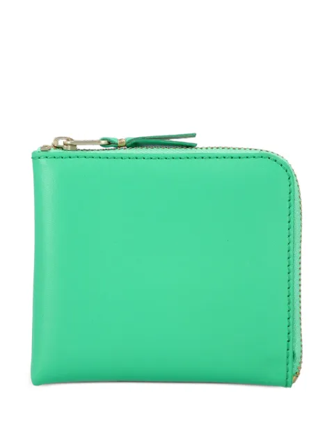 Comme Des Garçons Wallet petit portefeuille zippé en cuir