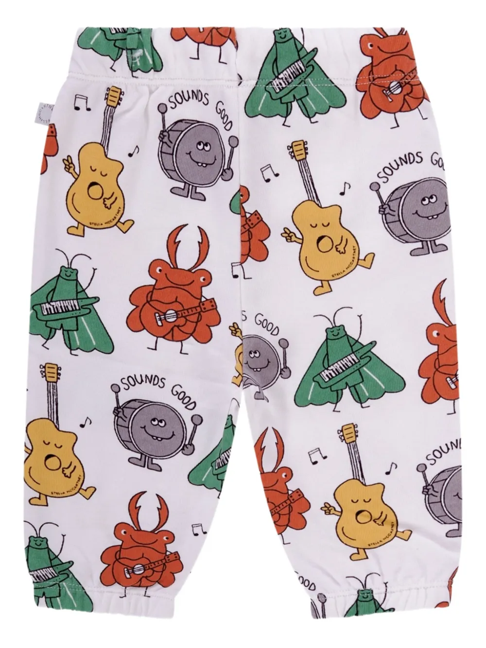 Stella McCartney Kids band-print drawstring trousers | Leggings | Image 2