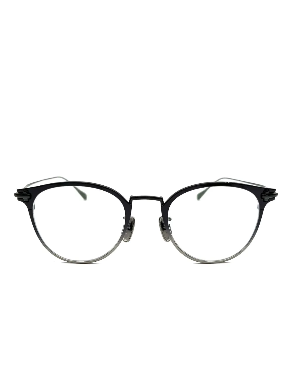 TAYLOR WITH RESPECT Plural geometric-frame glasses | Black | Image 1