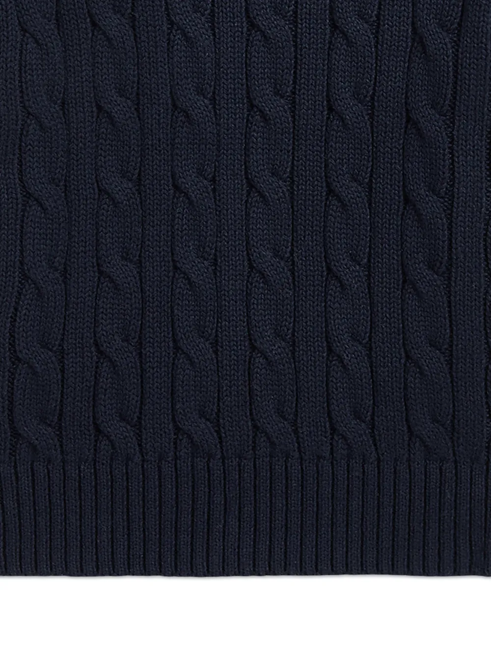 POLO RALPH LAUREN KIDS Kabelgebreid T-shirt met korte mouwen Blauw