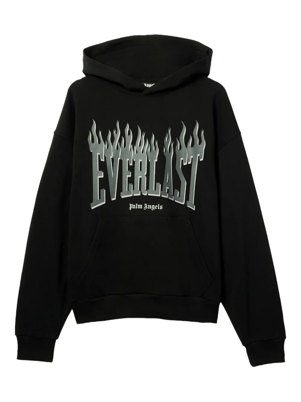 Palm Angels x Everlast logo-print hoodie - Nero