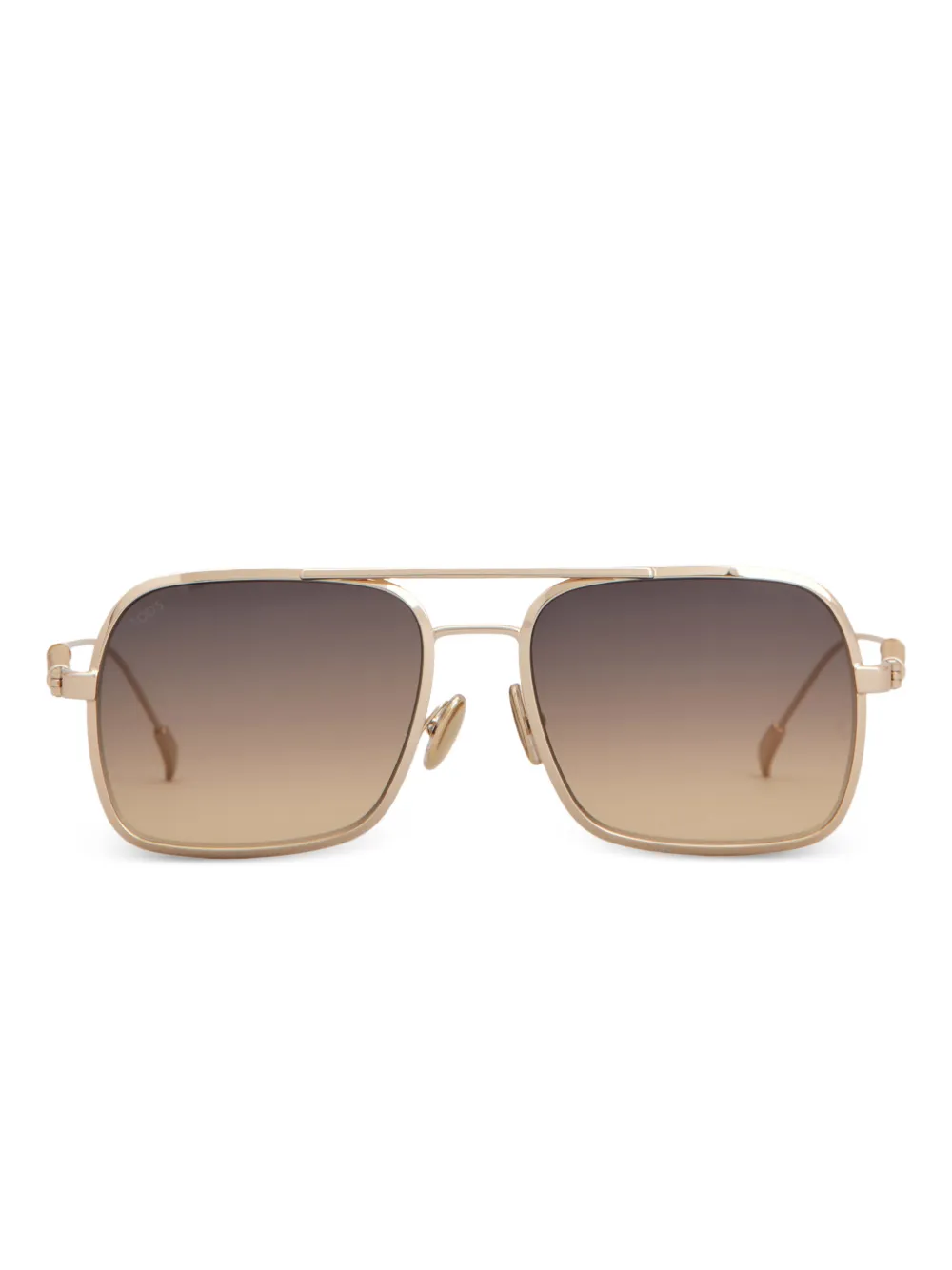 Tod's braided square-frame sunglasses - Gold