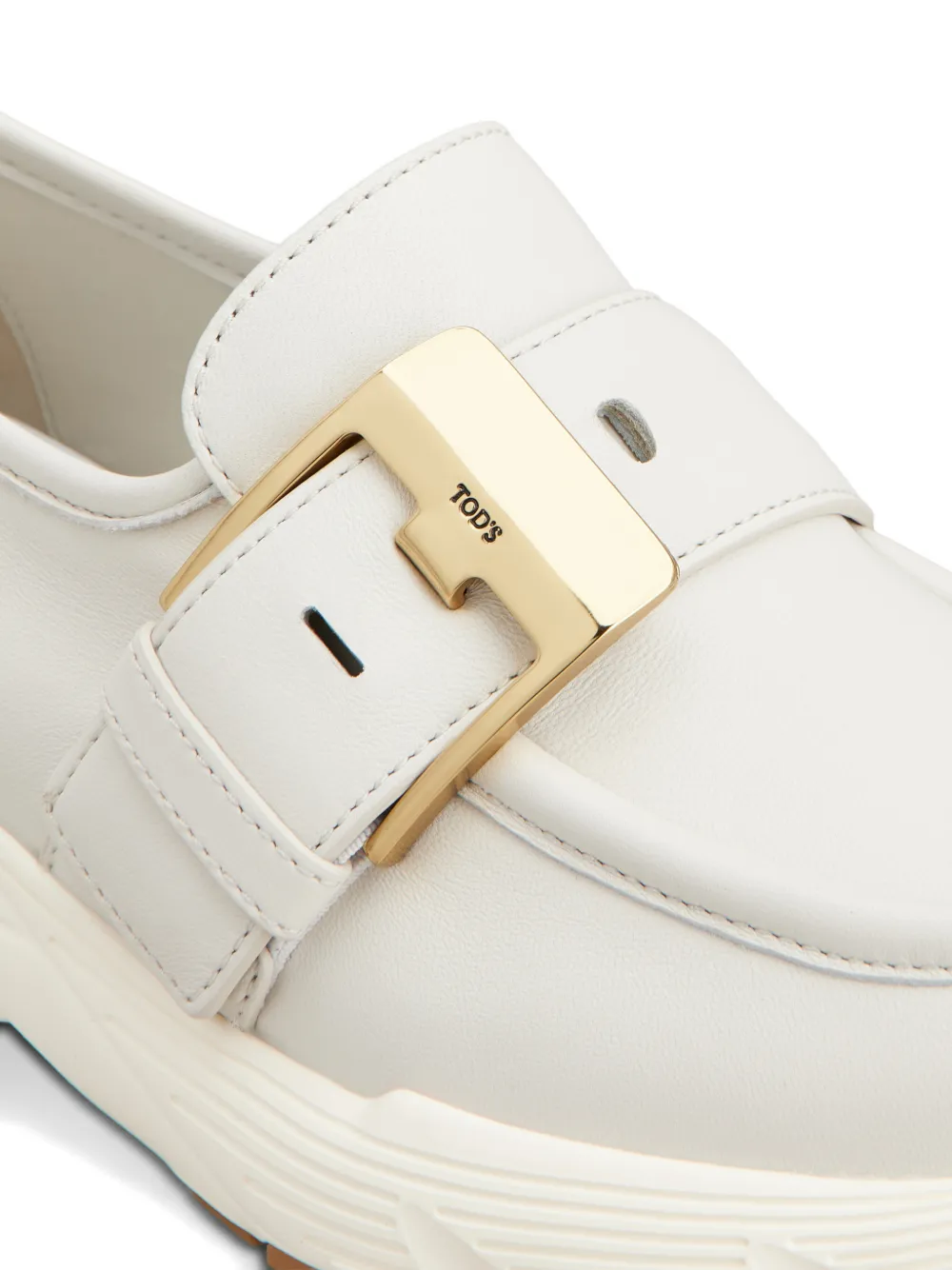 Tod's Sneakers met gespbandje Beige