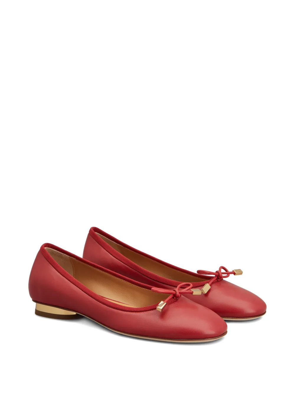 Tod's Ballerina's met strikdetail Rood
