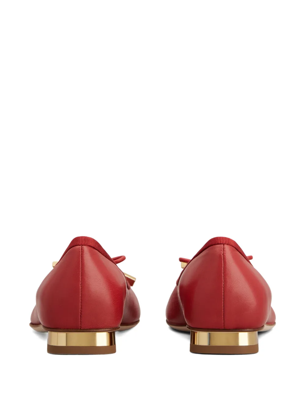 Tod's Ballerina's met strikdetail Rood