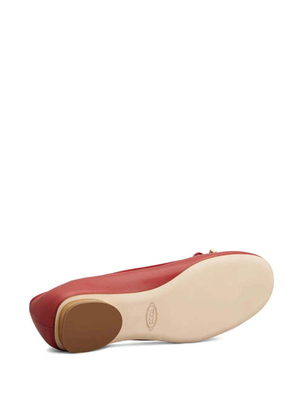 Tod's Ballerina's met strikdetail Rood