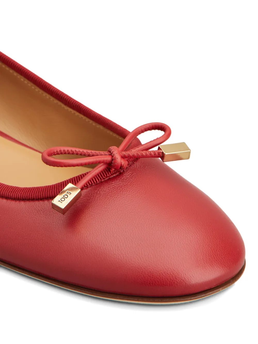 Tod's Ballerina's met strikdetail Rood