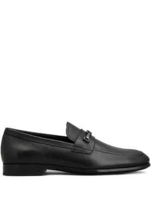 Tod's タッセル レザーローファー | ブラック | FARFETCH JP