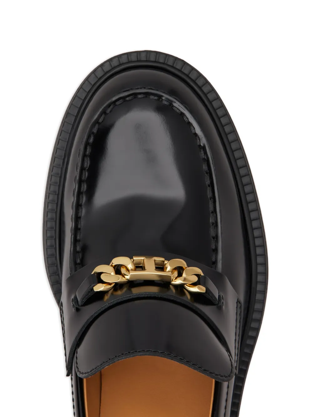 Tod's Loafers met kettingdetail Zwart