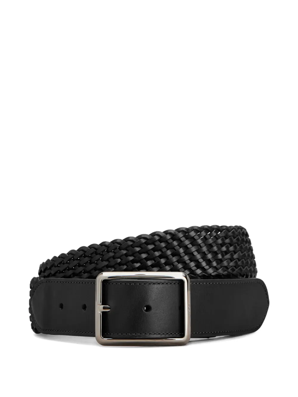 Tod's woven buckled belt - Black