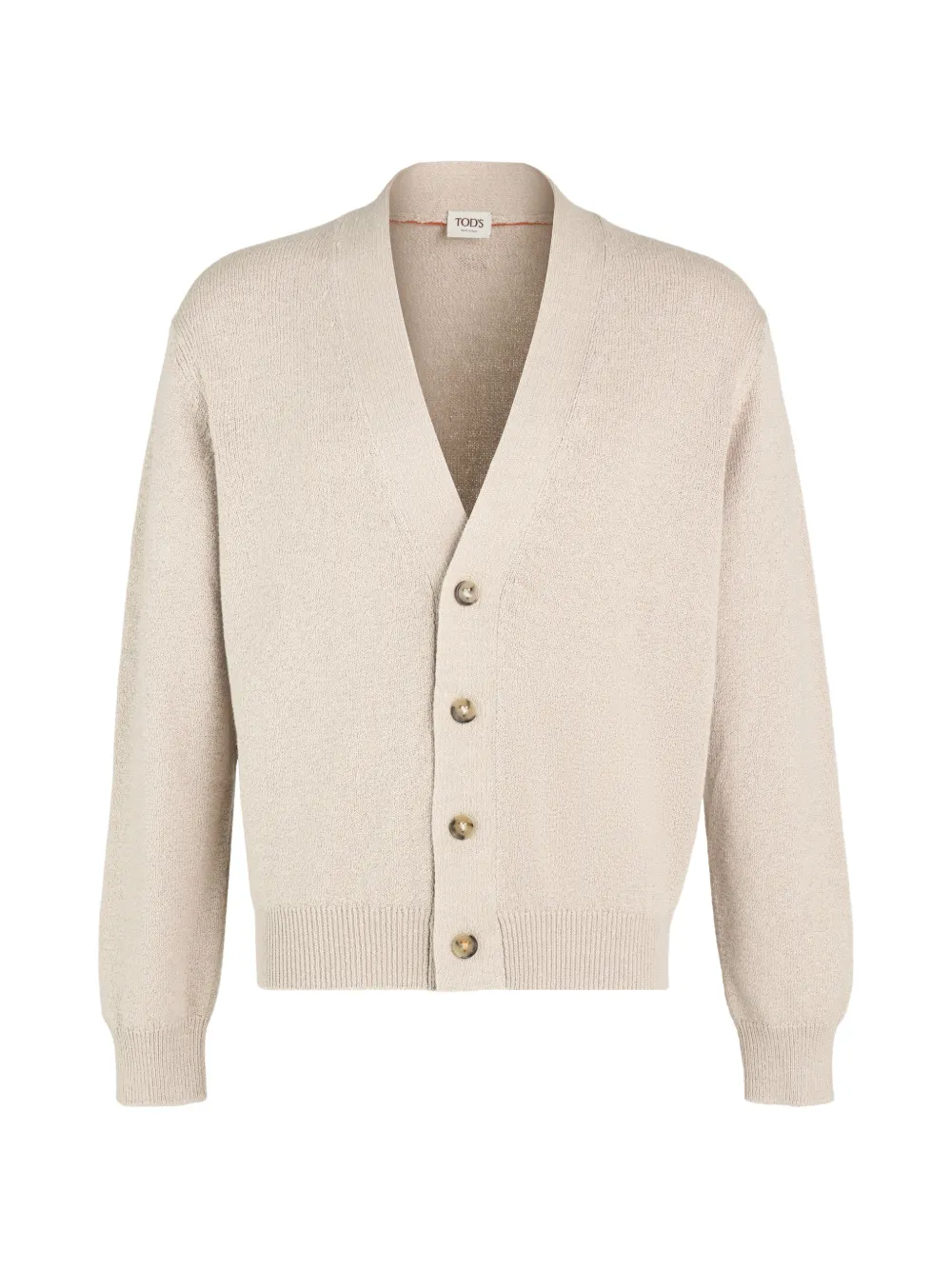 Tod's buttoned V-neck cardigan - Neutrals