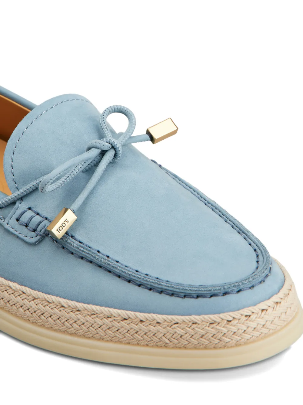 Tod's Loafers met gevlochten afwerking Blauw