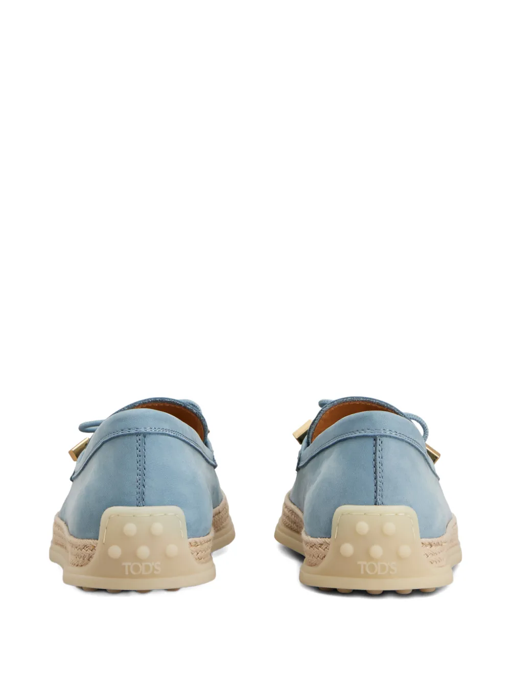 Tod's Loafers met gevlochten afwerking Blauw