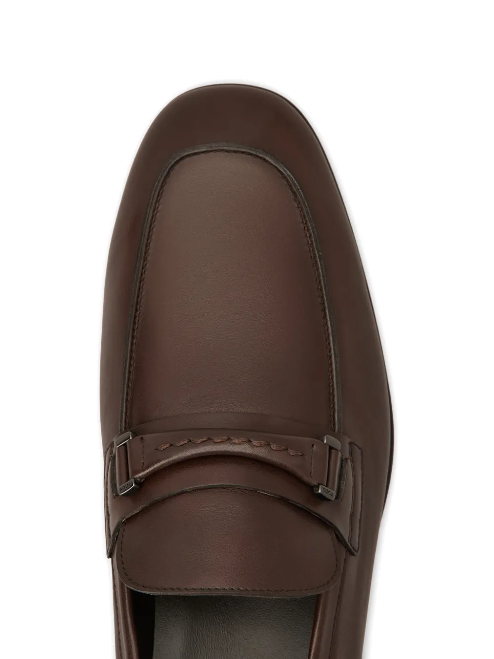 Tod's Leren loafers met bandje Bruin