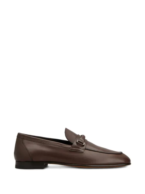 Tod's strap leather loafers