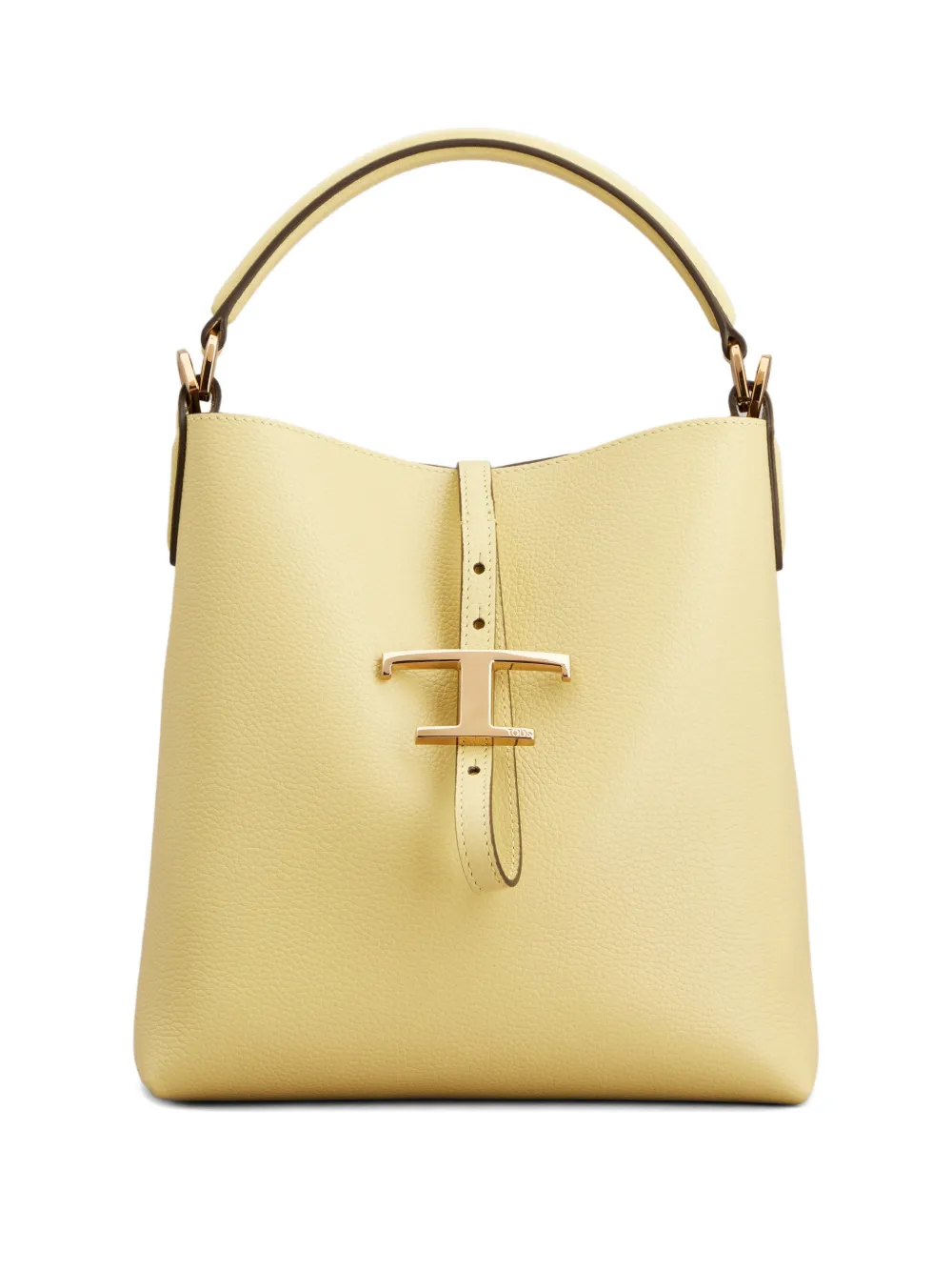 Tod's Borsa a secchiello T Timeless mini con pendente - Giallo