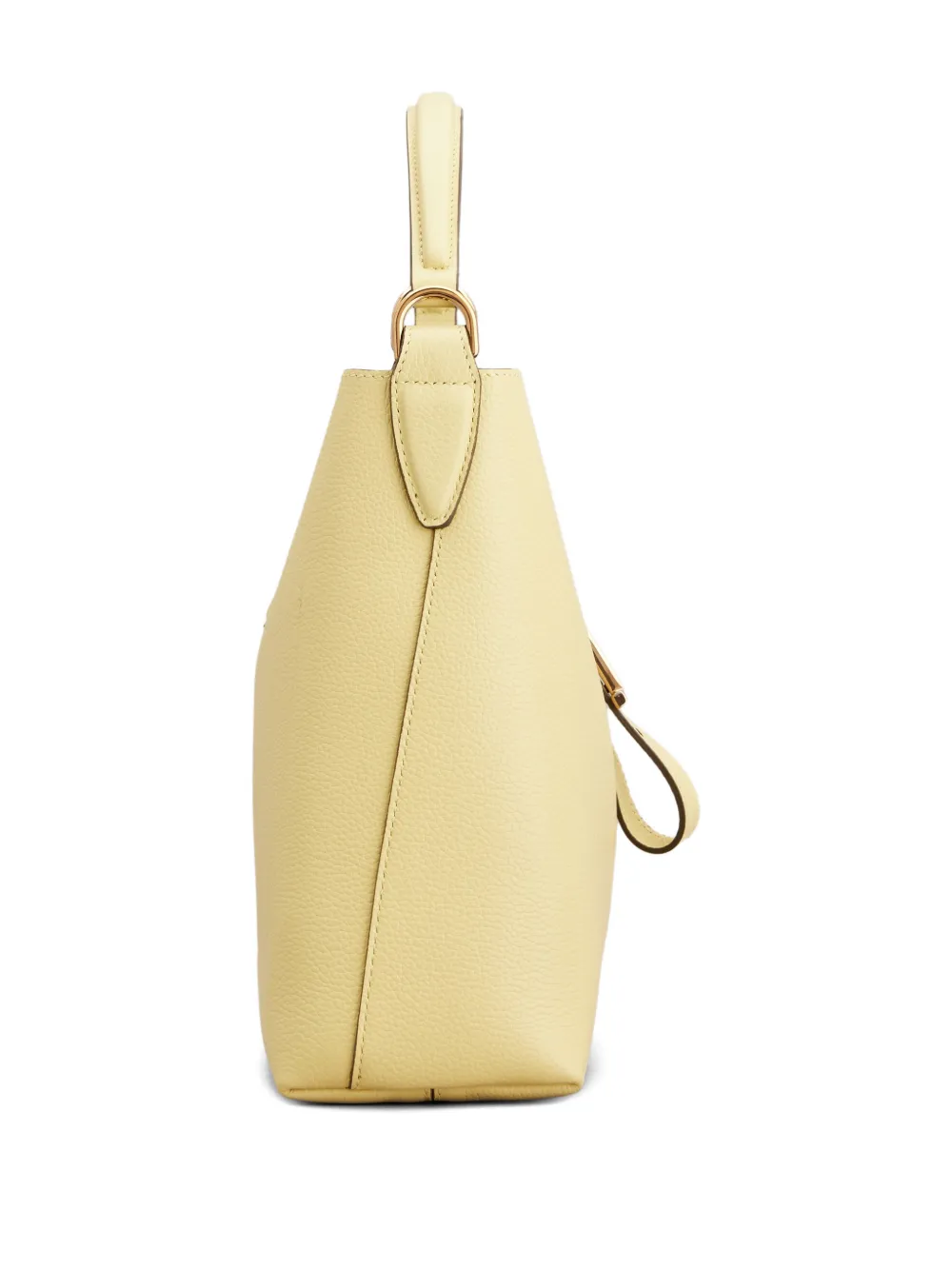 Tod's T Timeless kleine bucket-tas met hanger Geel