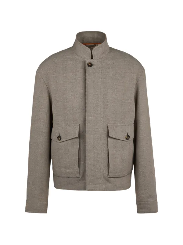 Tod's Maxi-pockets Short Jacket in Neutrals