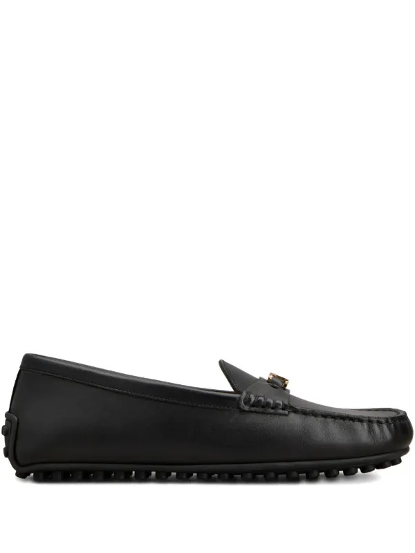 Tod's Oval-t Loafers in Black