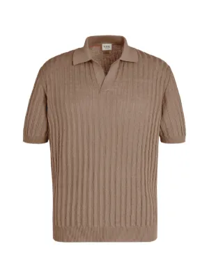 Dolce & Gabbana smooth-knit Polo Shirt | Brown | FARFETCH GE