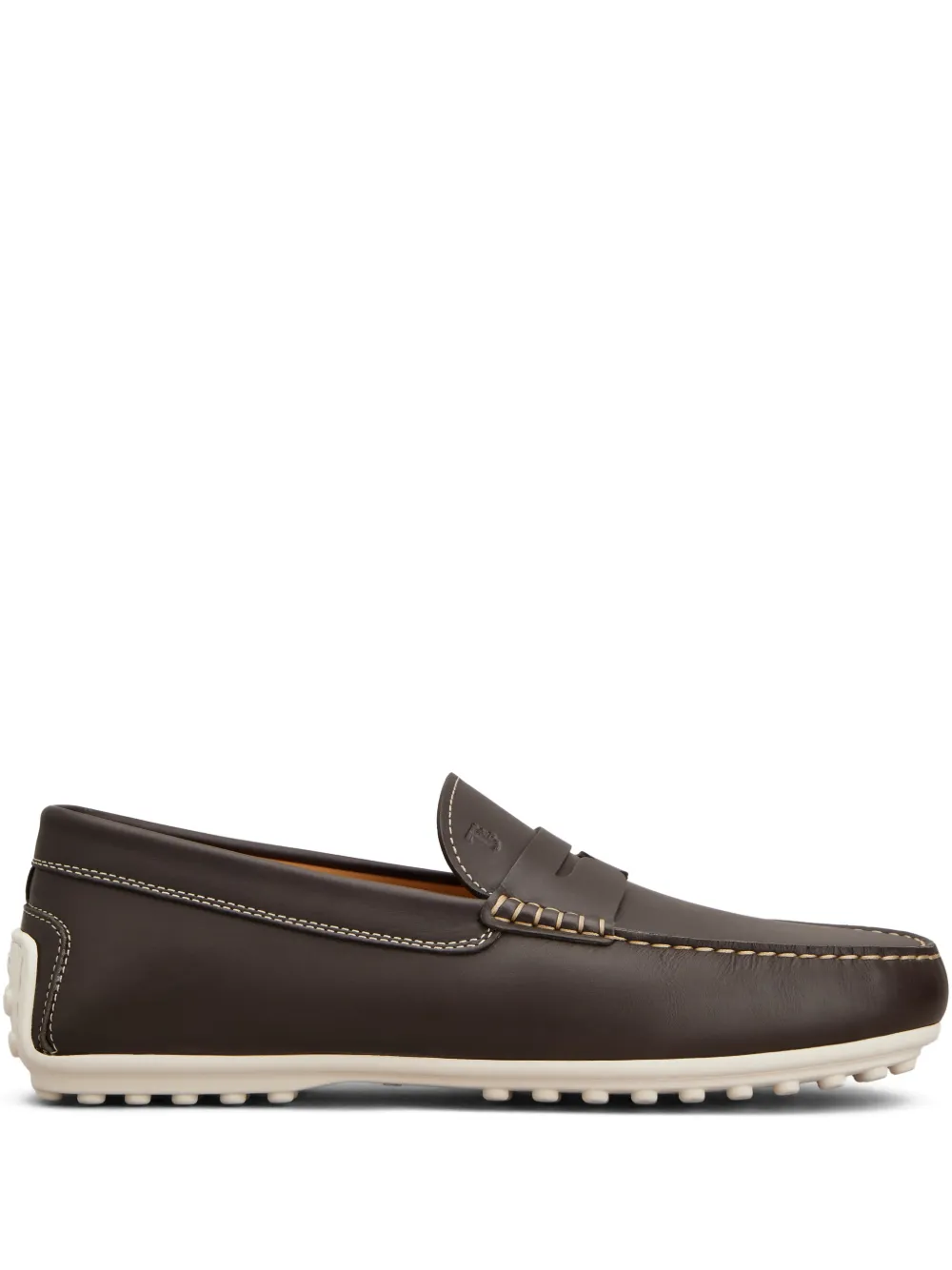 Tod's City Gommino 76L penny-bar loafers - Brown