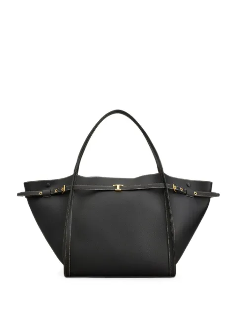 Tod's T Signature shopping bag in leather medium