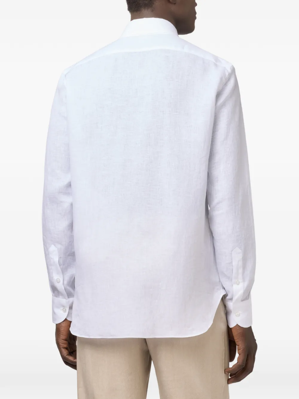 Tod's Chest-pocket Shirt in White, view 3