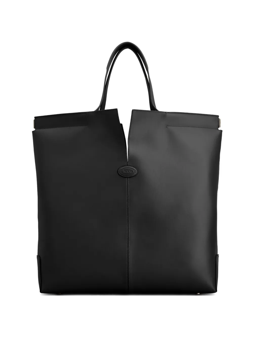 Tod's Borsa tote con scollo a V - Nero