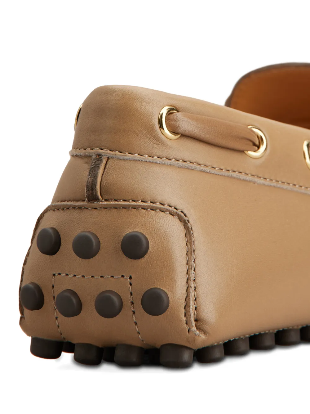 Tod's bow-detail loafers Beige