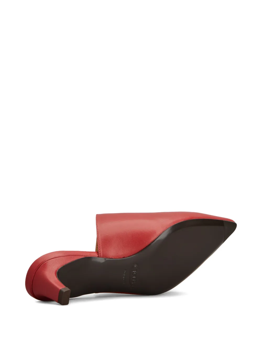 Tod's Muiltjes met puntige neus Rood
