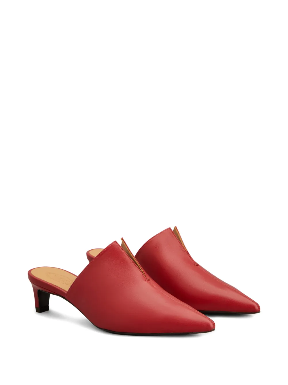 Tod's Muiltjes met puntige neus Rood