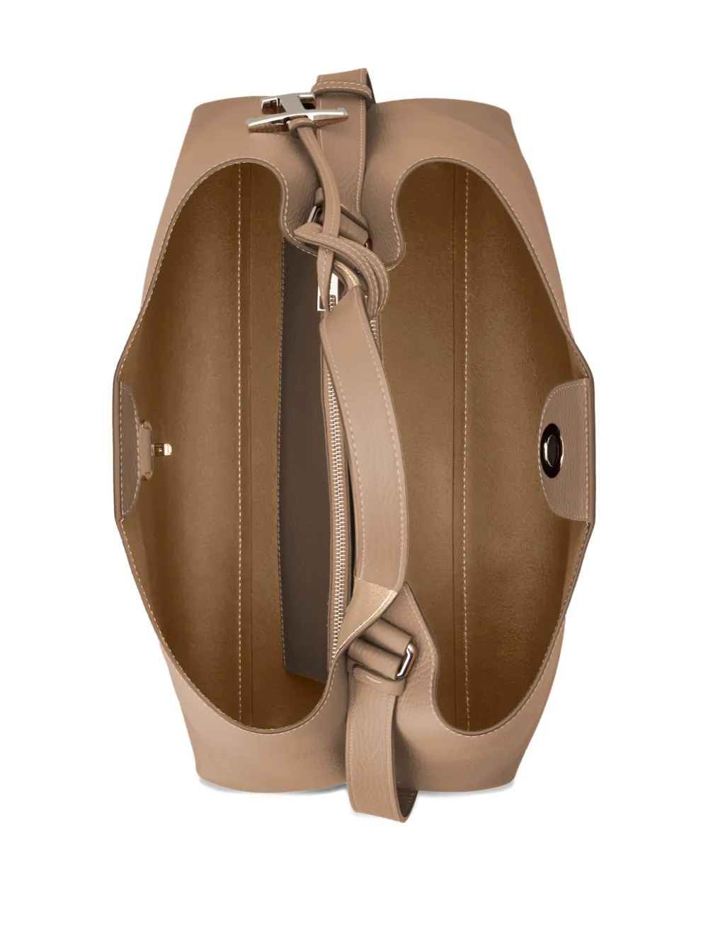 logo charm top handle tote bag