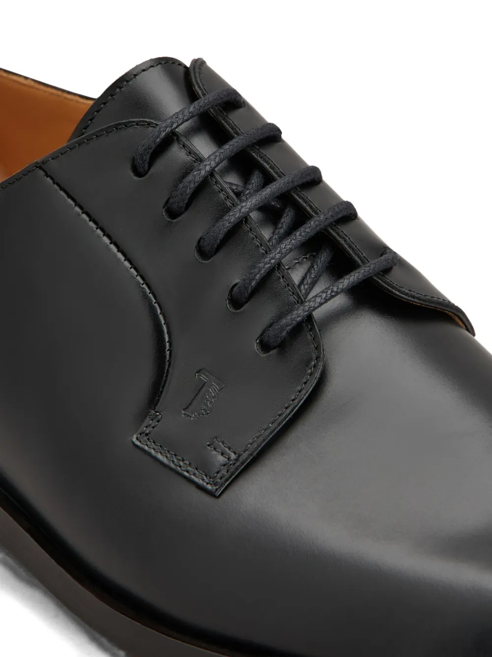 Tod's Derby veterschoenen met reliëf Zwart