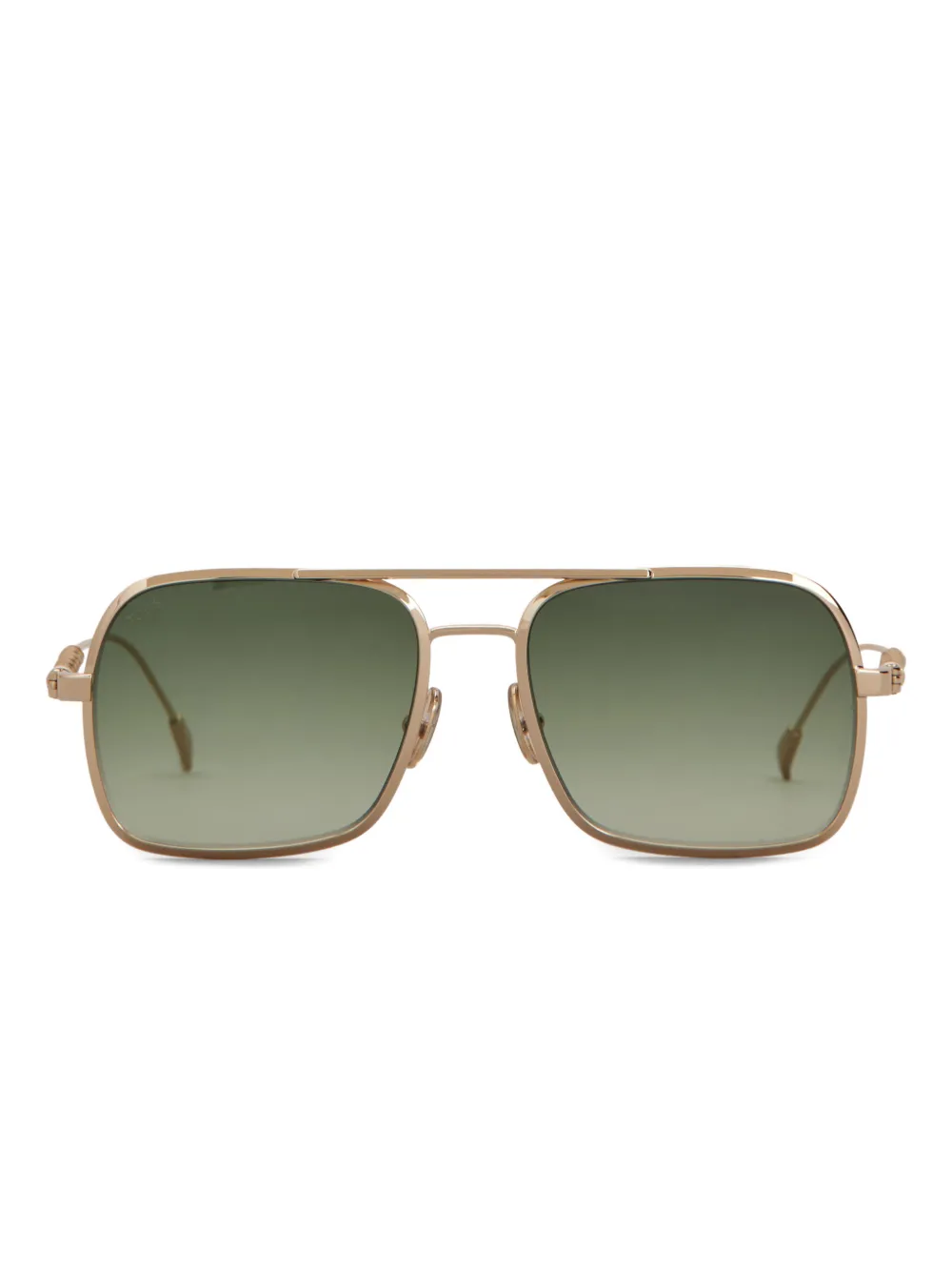 Tod's braided square-frame sunglasses - Gold
