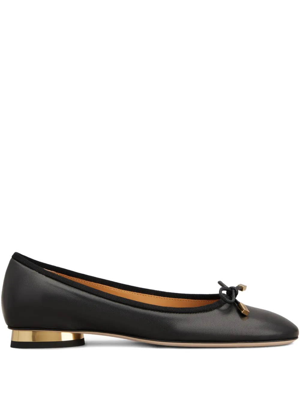 Tod's bow-detail ballet flats - Black